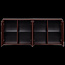 Woood Merel Dressoir grenen bordeaux 200 cm[fsc]