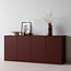 Woood Merel Dressoir grenen bordeaux 200 cm[fsc]