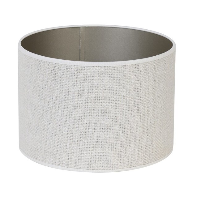 Light en Living Lampenkap cilinder SAVERNA eiwit Ø40 cm