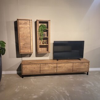 WoonMax Wandkast Lancaster 1 deur - leverbaar in 7 kleuren