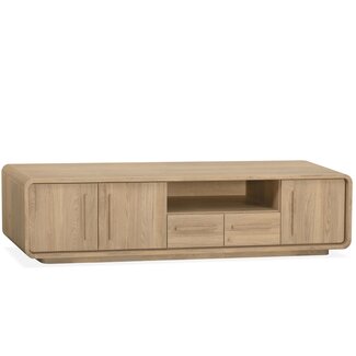 WoonMax TV kast Pretoro Old Oak 3 deuren, 2 laden en 1 open vak - 190 cm