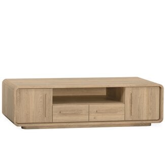 WoonMax TV kast Pretoro Old Oak 3 deuren, 2 laden en 1 open vak - 160 cm