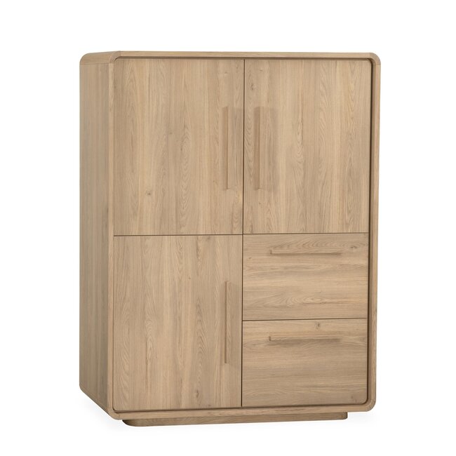WoonMax Wandkast Pretoro Old Oak 3 deuren, 2 laden