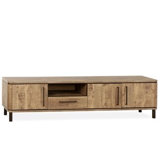 WoonMax TV meubel Chatham Mango 3 deuren, 1 lade en 1 open vak - 210 cm