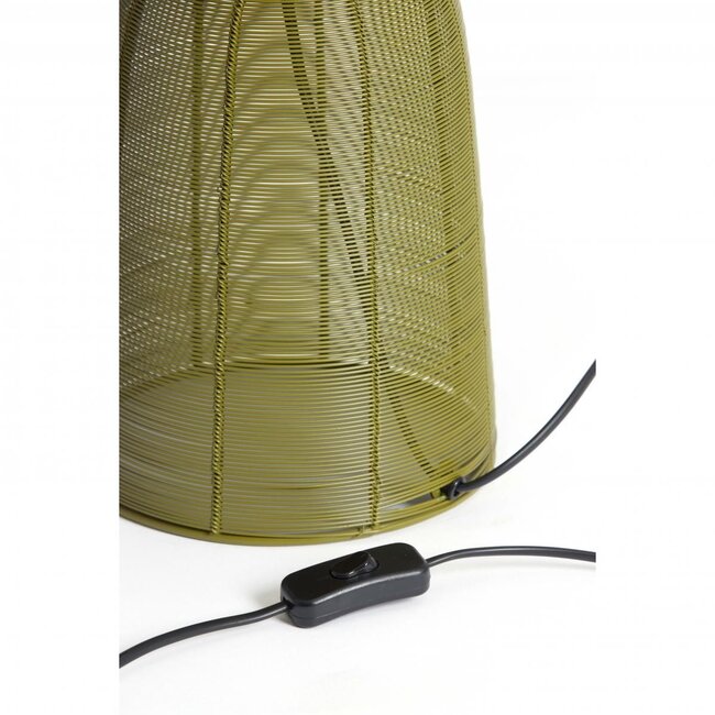 Light en Living Tafellamp Ø24x54 cm ABOSO mat groen