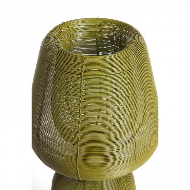 Light en Living Tafellamp Ø24x54 cm ABOSO mat groen