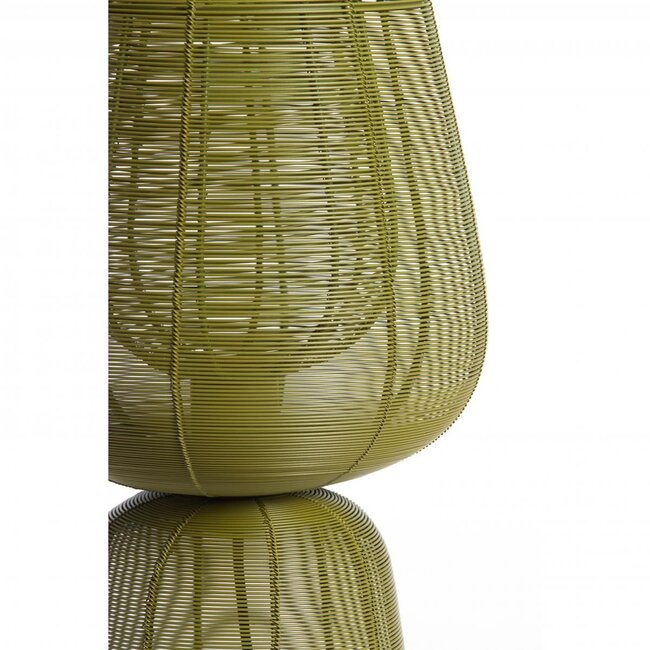 Light en Living Tafellamp Ø24x54 cm ABOSO mat groen