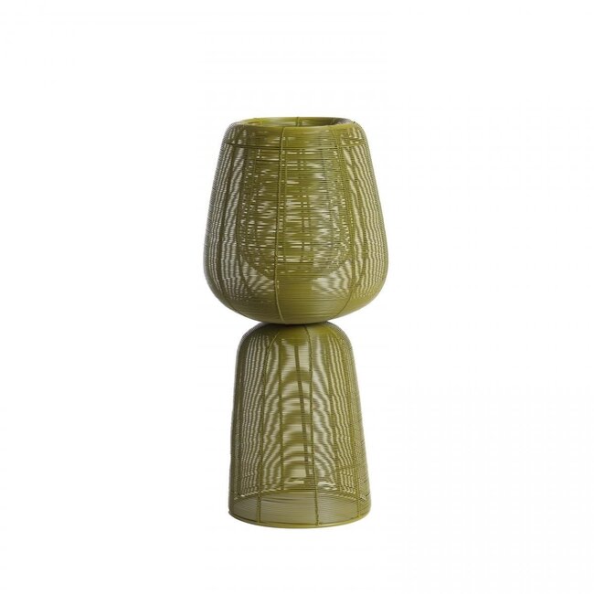 Light en Living Tafellamp Ø24x54 cm ABOSO mat groen