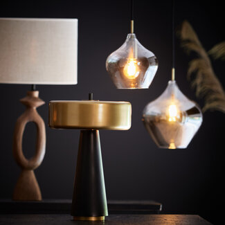 Light en Living Hanglamp RAKEL Antique brass klein