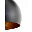 Light en Living Jaicey hanglamp Ø45x32,5 cm mat zwart/goud