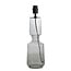 Light en Living Lampvoet Ø12,5x39 cm LABIN glas smoke+zwart