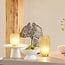 Light en Living Tafellamp LED Ø13x16,5 cm YVIAS glas melk groen+goud