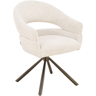MUST Living Eetkamerstoel Clooney Naturel