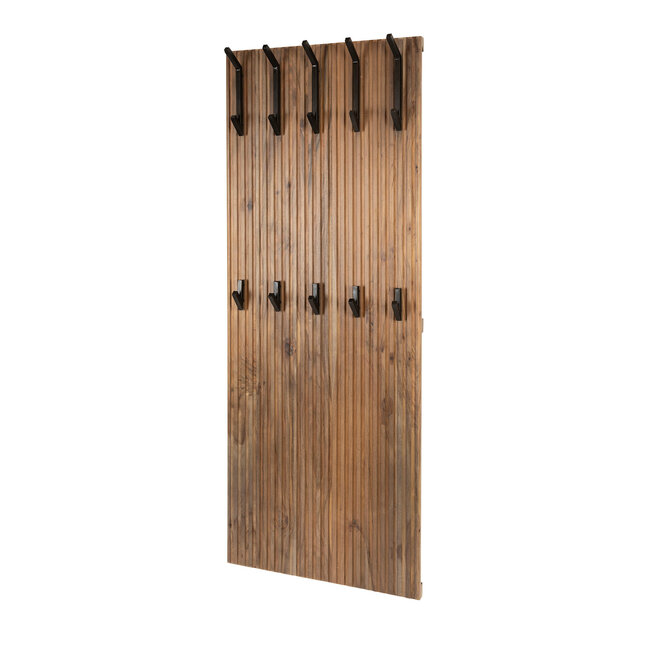 WoonStijl Kapstok Panel hoog 10 haken