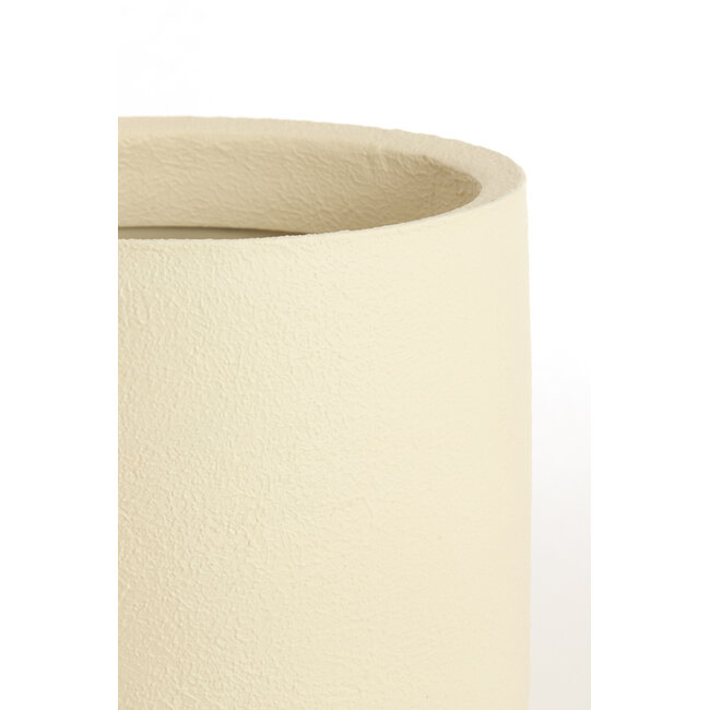 Light & Living Pot deco S/3 Ø30x46+Ø40x55+Ø52x71 cm SIROLO crème