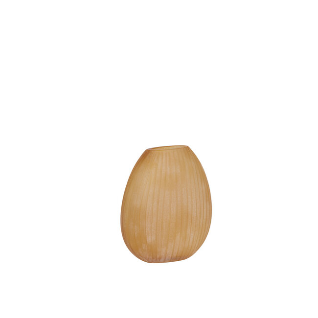 Light & Living Vaas 33x13x33,5 cm SANTINO glas mat amber
