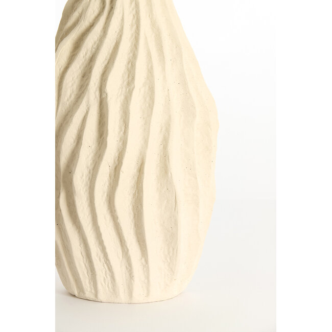 Light & Living Vaas deco 21,5x21x76 cm VANIA keramiek crème