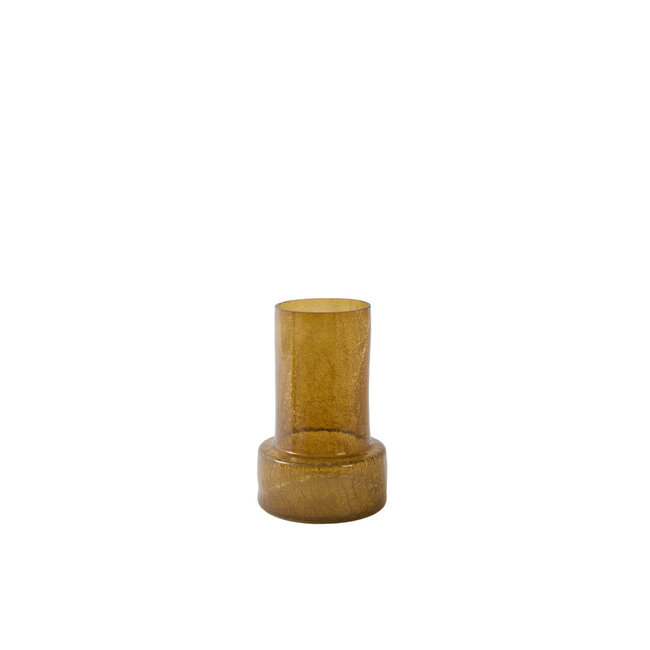 Light & Living Vaas Ø17,5x27,5 cm BORANDO glas amber