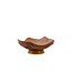Light & Living Schaal op voet 36x33,5x14 cm SARAG keramiek oud roze+cognac