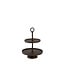 Light & Living Etagère 2 laags Ø24x37 cm LUTEK mat bruin-brons