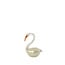Light & Living Ornament 12x7x17 cm SWAN glas crème
