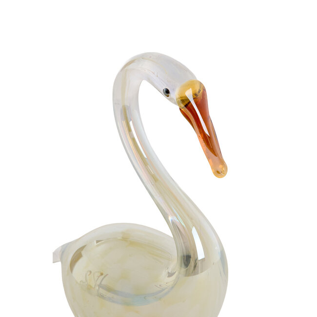 Light & Living Ornament 12x7x17 cm SWAN glas crème