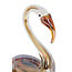 Light & Living Ornament 12x7x17 cm SWAN glas bruin+crème