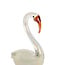 Light & Living Ornament 13x8x20 cm SWAN glas crème