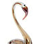 Light & Living Ornament 17x9,5x29 cm SWAN glas bruin+crème