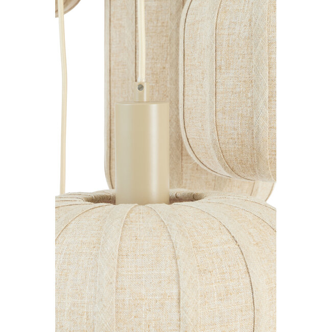 Light & Living Hanglamp 7L Ø53x104 cm TUFIA linnen naturel