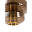 Light & Living Hanglamp Ø35x20 cm MEYARA glas bruin+goud