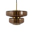 Light & Living Hanglamp Ø35x20 cm MEYARA glas bruin+goud
