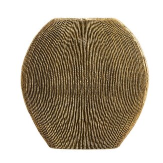 Light & Living Vaas deco 30x11x30,5 cm BUBIO antiek brons