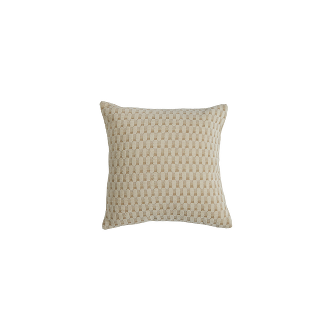 Light & Living Kussen 45x45 cm KASSEL beige+crème veren gevuld