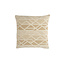 Light & Living Kussen 45x45 cm FULDOS beige+crème veren gevuld