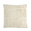 Light & Living Kussen 45x45 cm LYSS crème veren gevuld
