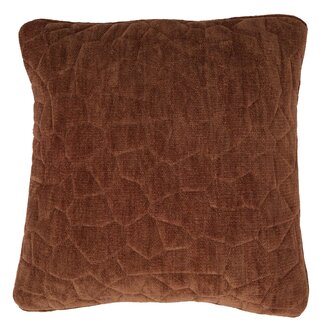 Light en Living Kussen 45x45 cm KALURI terra-oranje