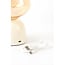Light & Living Tafellamp LED Ø12,5x19,5 cm VAZYR crème+glas amber