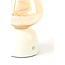 Light & Living Tafellamp LED Ø12,5x19,5 cm VAZYR crème+glas amber