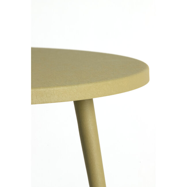 Light & Living Bijzettafel Ø60x43 cm DIMEKA olijf groen