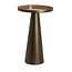 Light & Living Bijzettafel Ø30,5x50 cm JAY glans terra+mat bruin-brons