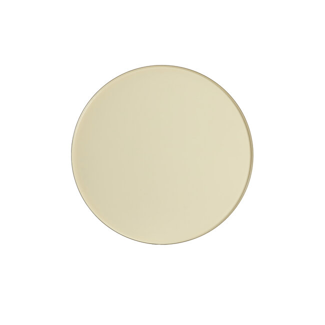 Light & Living Bijzettafel Ø58,5x37 cm JAY glans crème+mat bruin-brons