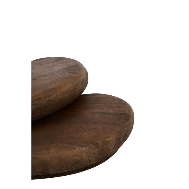Light & Living Salontafel 99x60x32 cm PAYU mango hout mat donker bruin