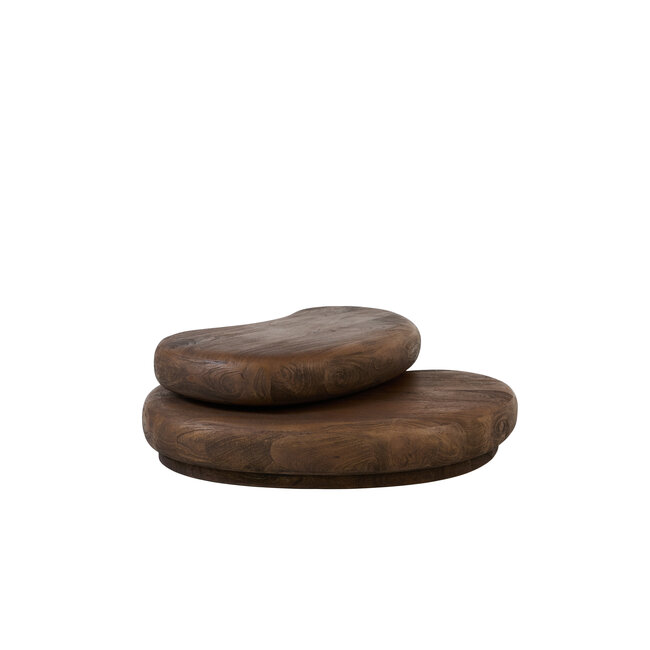 Light & Living Salontafel 99x60x32 cm PAYU mango hout mat donker bruin