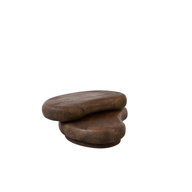 Light & Living Salontafel 99x60x32 cm PAYU mango hout mat donker bruin