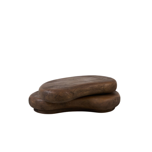 Light & Living Salontafel 99x60x32 cm PAYU mango hout mat donker bruin
