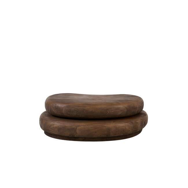 Light & Living Salontafel 99x60x32 cm PAYU mango hout mat donker bruin