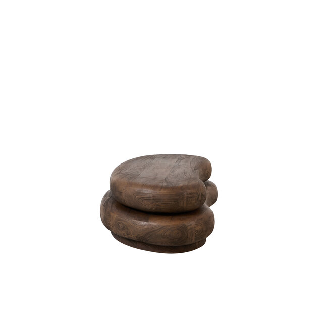 Light & Living Salontafel 99x60x32 cm PAYU mango hout mat donker bruin