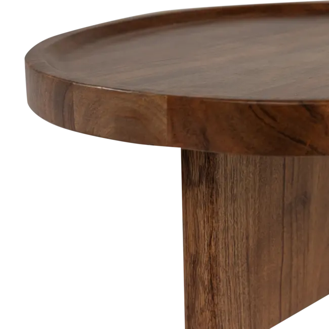 Woood Naro Dienbladtafel Acaciahout Bruin