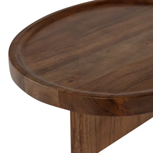 Woood Naro Dienbladtafel Acaciahout Bruin
